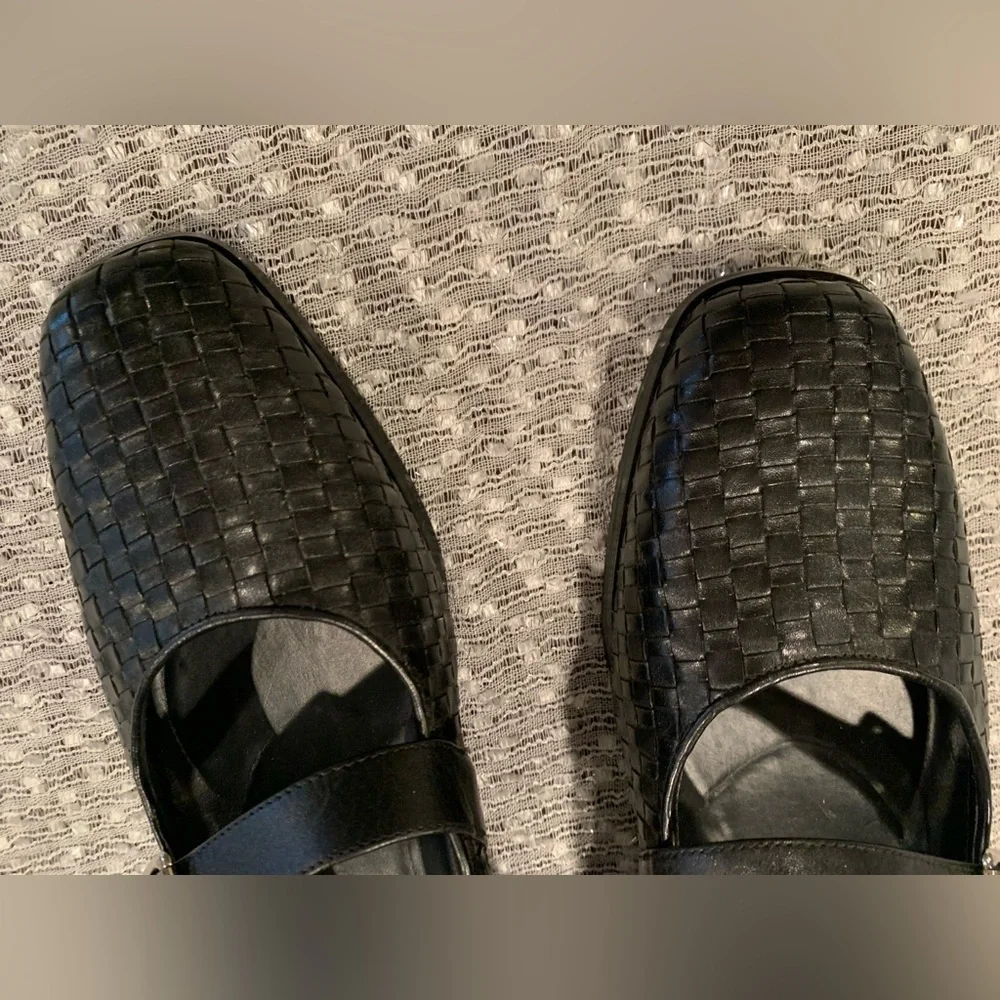 DREW Trish Black Woven Mary Jane NWT- SZ 8 N